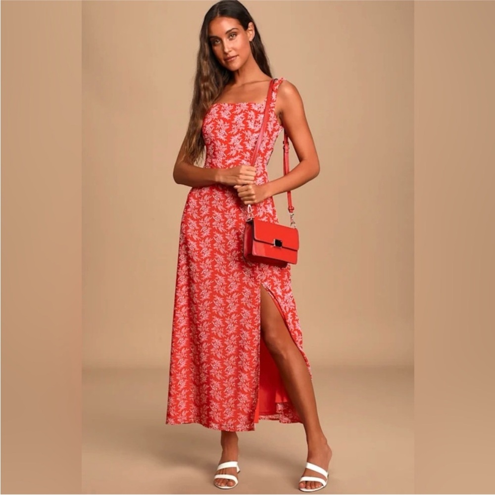 Lulus Back to Backless Midi Dress